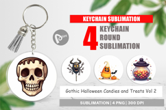 Keychain Gothic Halloween Candies and Treats Product Image 1