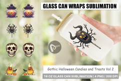 Glass Can Gothic Halloween Candies and Treats Product Image 1