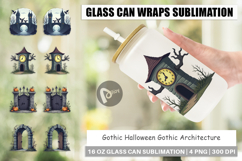 Glass Can Gothic Halloween Gothic Architecture Product Image 1