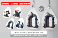 Earring Gothic Halloween Gothic Architecture Product Image 1