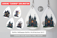 Earring Gothic Halloween Gothic Architecture Product Image 1