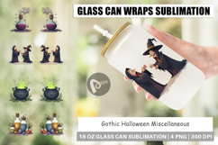Glass Can Gothic Halloween Miscellaneous Product Image 1