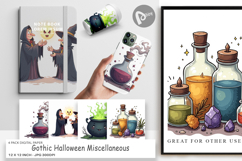 Digital Paper Gothic Halloween Miscellaneous Product Image 1
