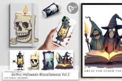 Digital Paper Gothic Halloween Miscellaneous Product Image 1