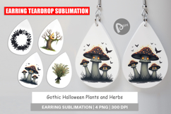 Earring Gothic Halloween Plants and Herbs Product Image 1