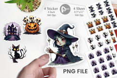 Sticker Gothic Halloween Set Product Image 1