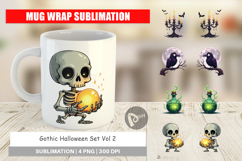 Mug Wrap Gothic Halloween Set Product Image 1