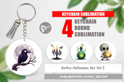 Keychain Gothic Halloween Set Product Image 1