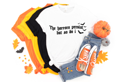 Spooky gothic SVG cut file featuring sarcastic Halloween phrase lettering with black bat illustrations for apparel and crafts.