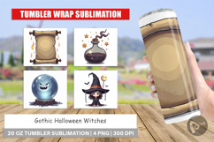 Tumbler Gothic Halloween Witches Product Image 1