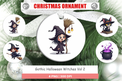 Ornament Gothic Halloween Witches Product Image 1