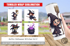 Tumbler Gothic Halloween Witches Product Image 1