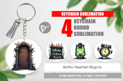 Keychain Gothic Haunted Objects Product Image 1