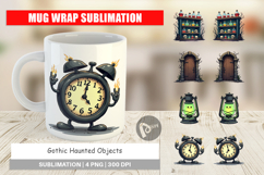Mug Wrap Gothic Haunted Objects Product Image 1