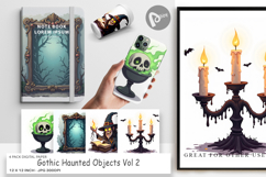 Digital Paper Gothic Haunted Objects Product Image 1