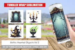Tumbler Gothic Haunted Objects Product Image 1