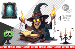 Clipart Gothic Haunted Objects Product Image 1