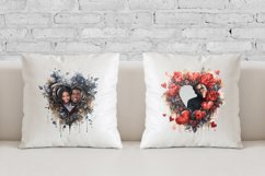 sublimation,  clipart,  gothic,  hears,  halloween,  love,  frame,  template,  romantic,  valentine,   T-Shirt design, posters, mug design, tumbler design, tote bag, pillow sublimation, clip art 