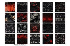 3D Gothic Coaster Sublimation Bundle | Halloween Design PNG Product Image 3