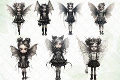 Gothic Little Girl Sublimation Clipart Product Image 2