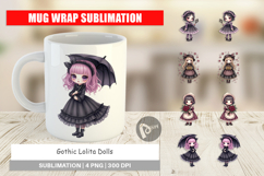 Mug Wrap Gothic Lolita Dolls Product Image 1