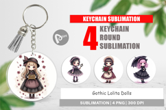 Keychain Gothic Lolita Dolls Product Image 1