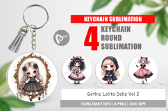 Keychain Gothic Lolita Dolls Product Image 1