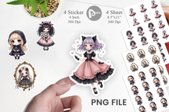 Gothic Lolita Dolls Sticker Product Image 1