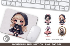 Mouse Pad Gothic Lolita Dolls Product Image 1