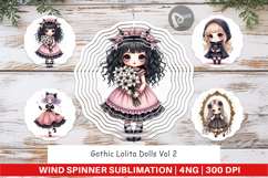 Wind Spinner Gothic Lolita Dolls Product Image 1
