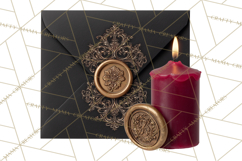 Gothic Victorian Love Letter Clipart, Romantic Stationery Product Image 5