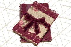 Gothic Victorian Love Letter Clipart, Romantic Stationery Product Image 4