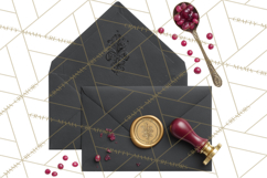 Gothic Victorian Love Letter Clipart, Romantic Stationery Product Image 3