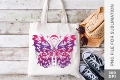 Gothic Butterfly T-shirt Design Sublimation PNG Product Image 2