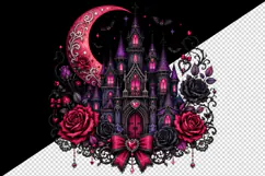 Gothic tumbler, mug wrap, clipart sublimation design Product Image 2