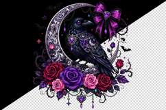 Gothic tumbler, mug wrap, clipart sublimation design Product Image 2