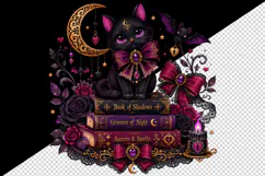 Gothic tumbler, mug wrap, clipart sublimation design Product Image 2