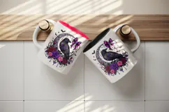 Gothic tumbler, mug wrap, clipart sublimation design Product Image 3