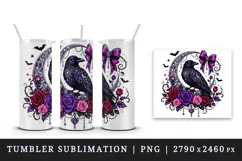 Gothic tumbler, mug wrap, clipart sublimation design Product Image 4