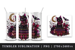 Gothic tumbler, mug wrap, clipart sublimation design Product Image 4