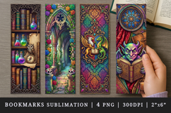 Gothic bookmarks printable sublimation bookmark design Product Image 1