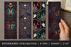 Gothic bookmarks printable sublimation bookmark design Product Image 1