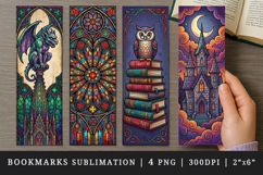 Gothic bookmarks printable sublimation bookmark design Product Image 1