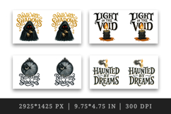 Gothic Quote mug wrap printable sublimation design Product Image 2