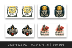 Gothic Quote mug wrap printable sublimation design Product Image 2