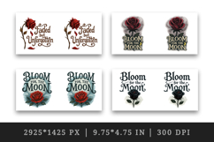 Gothic Quote mug wrap printable sublimation design Product Image 2