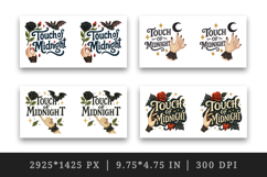 Gothic Quote mug wrap printable sublimation design Product Image 2