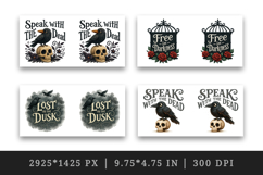 Gothic Quote mug wrap printable sublimation design Product Image 2