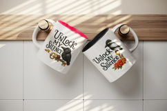 Gothic Quote mug wrap printable sublimation design Product Image 3