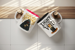 Gothic Quote mug wrap printable sublimation design Product Image 3